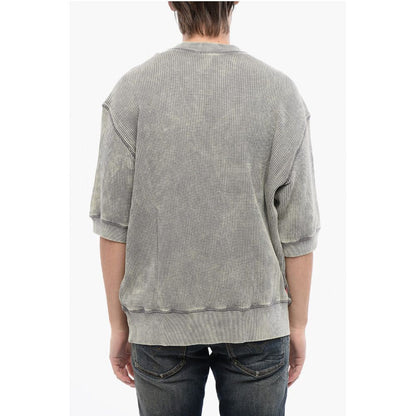 RED TAG Short Sleeves Acid Wash Effect S-COOLWAFY-N1 Crew-Ne