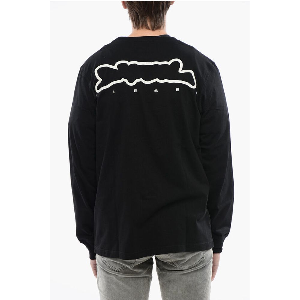 RED TAG Long Sleeves Cotton T-JUST-LS-D Crew-neck T-shirt