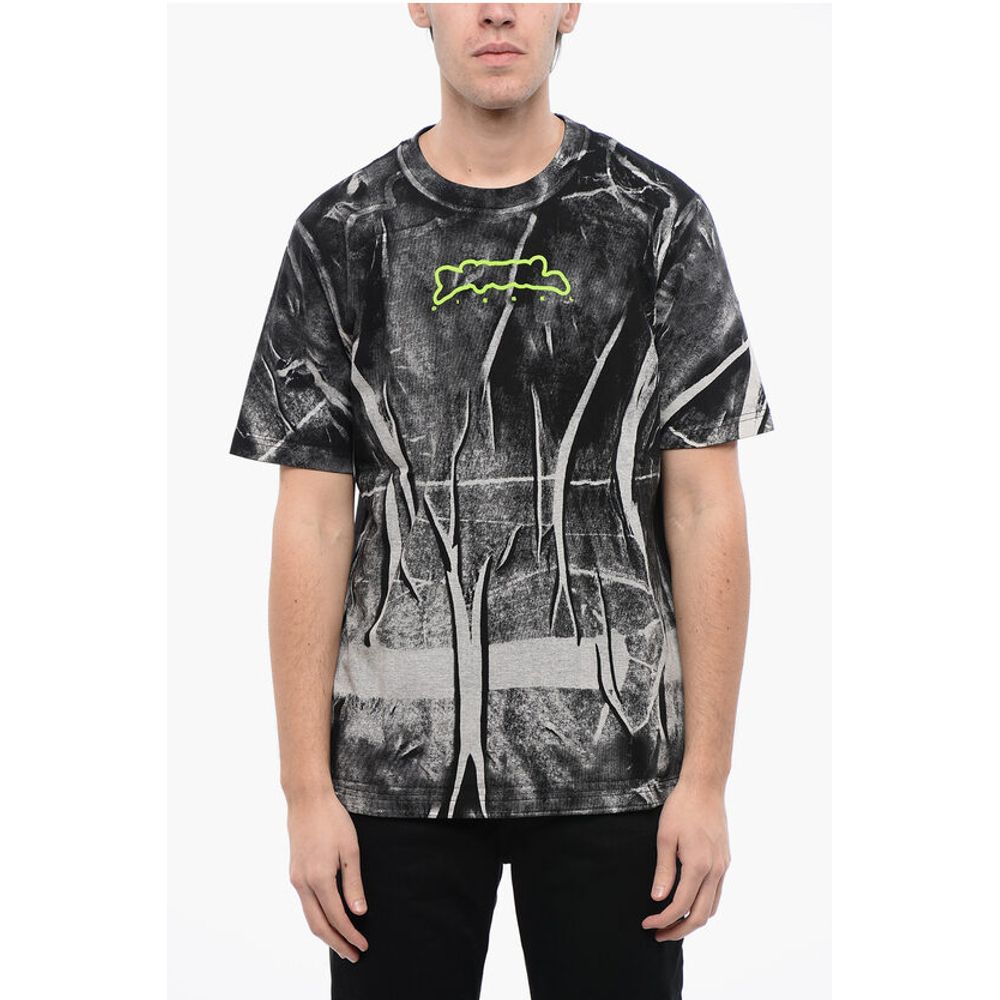 RED TAG Wrinkled Effect T-JUST-N3 Crew-neck T-shirt