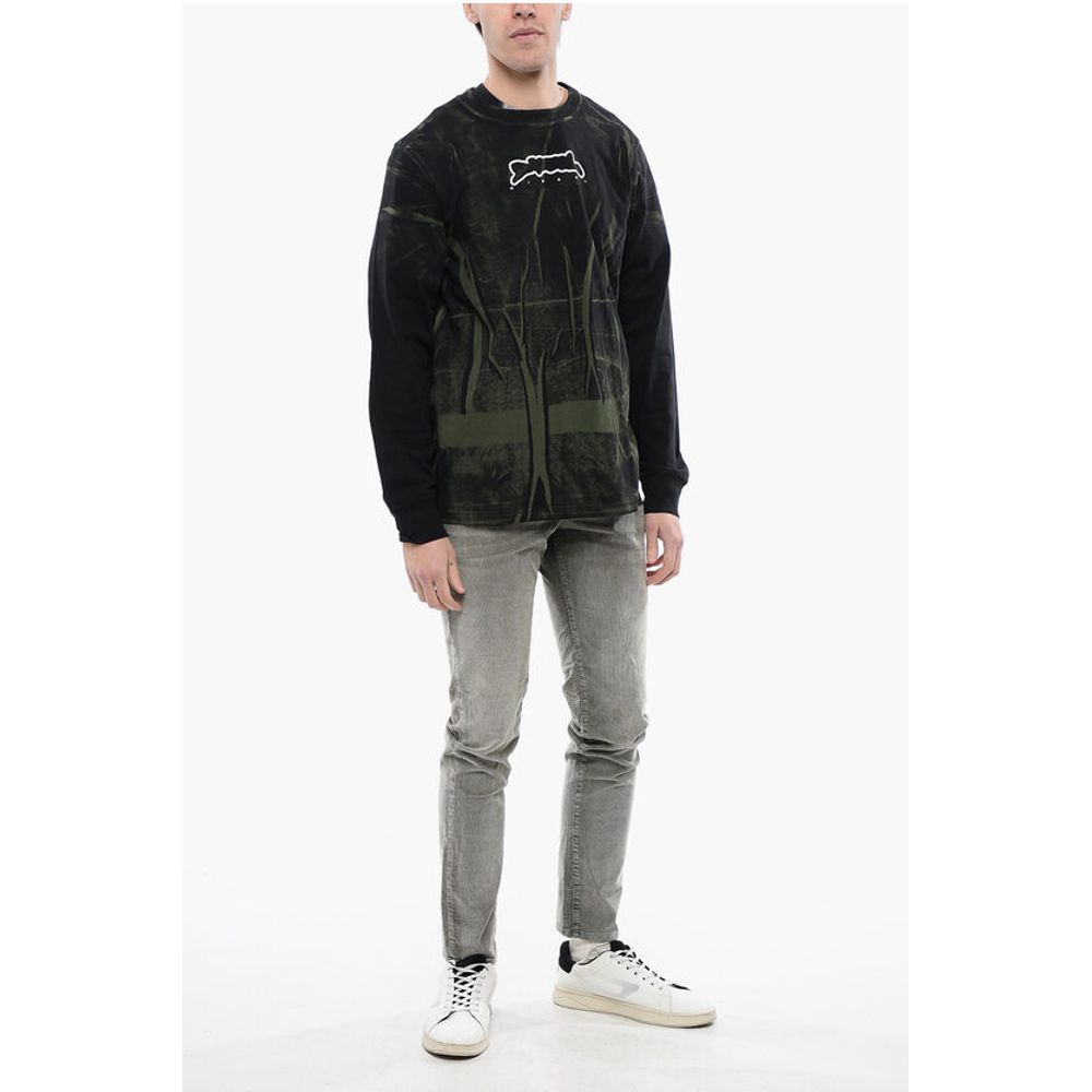 RED TAG Long Sleeves Cotton T-JUST-LS-D Crew-neck T-shirt