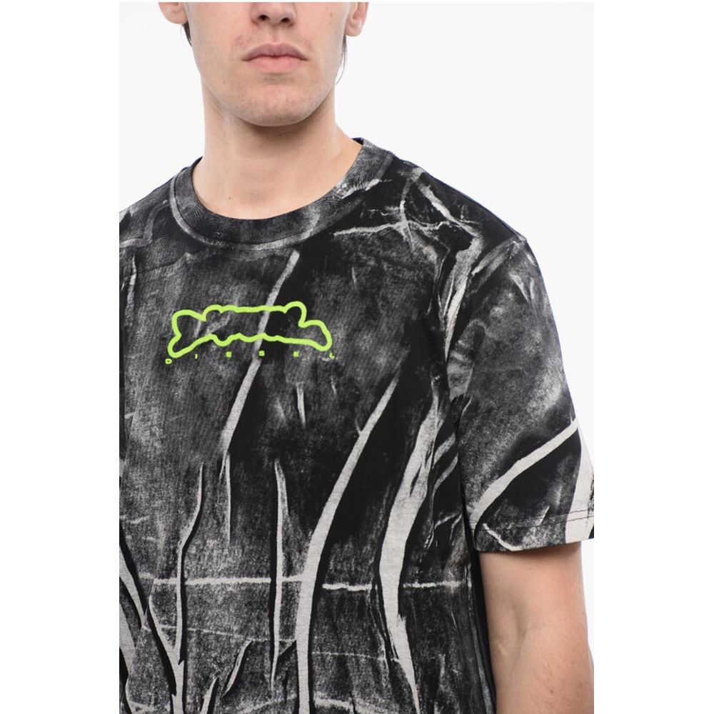 RED TAG Wrinkled Effect T-JUST-N3 Crew-neck T-shirt
