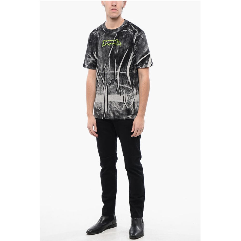 RED TAG Wrinkled Effect T-JUST-N3 Crew-neck T-shirt