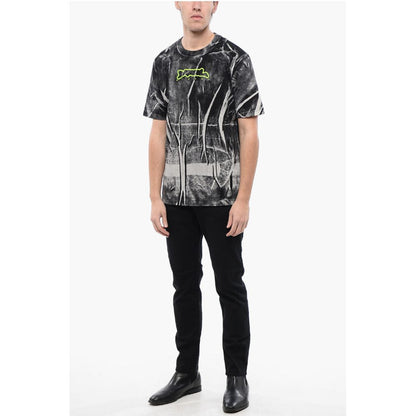 RED TAG Wrinkled Effect T-JUST-N3 Crew-neck T-shirt
