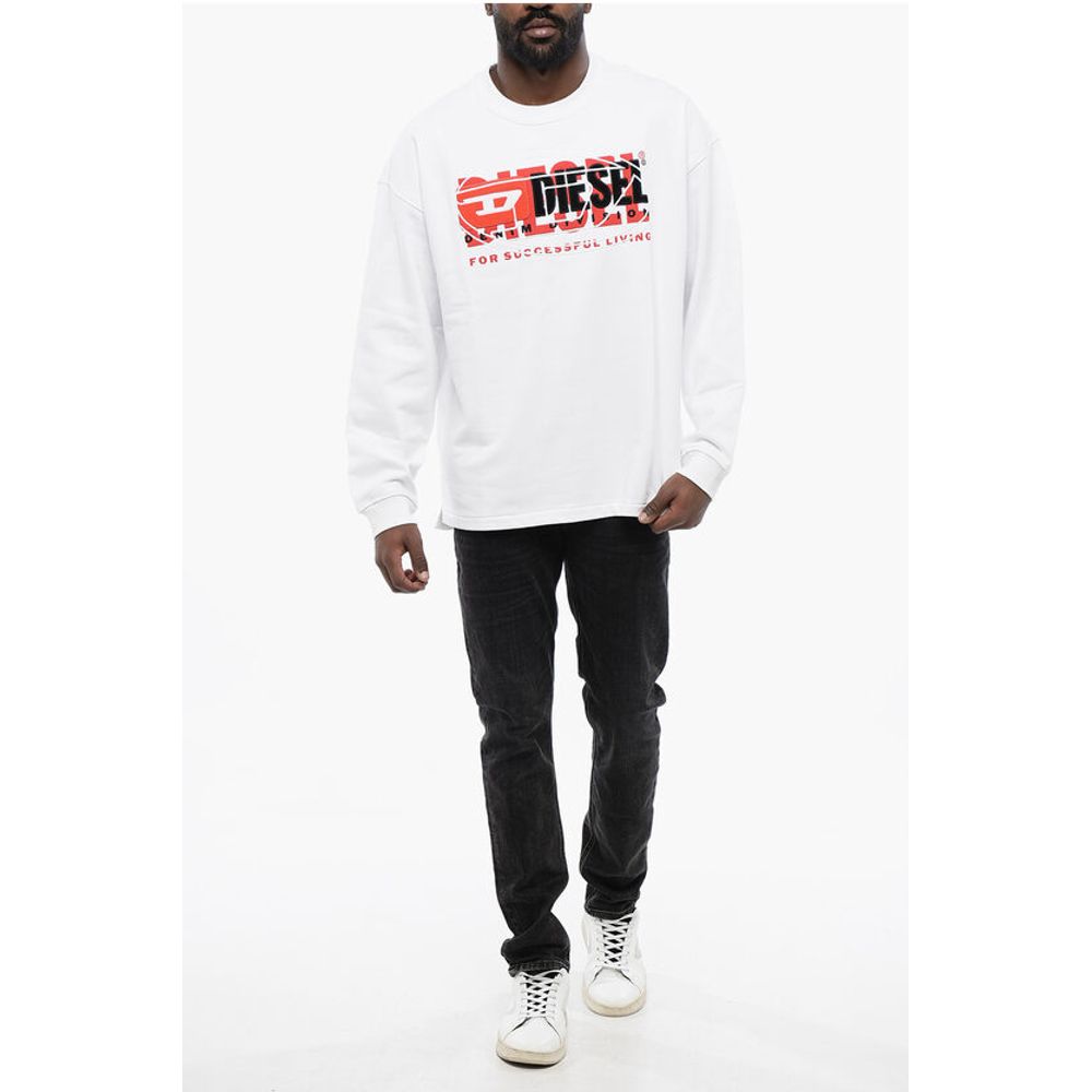 Brushed Cotton S-BAXT-N1 Crew-neck Sweatshirt