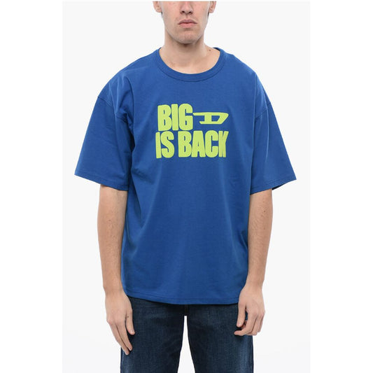 RED TAG Cotton T-BOXT-BACK Crew-neck T-shirt with Embossed P