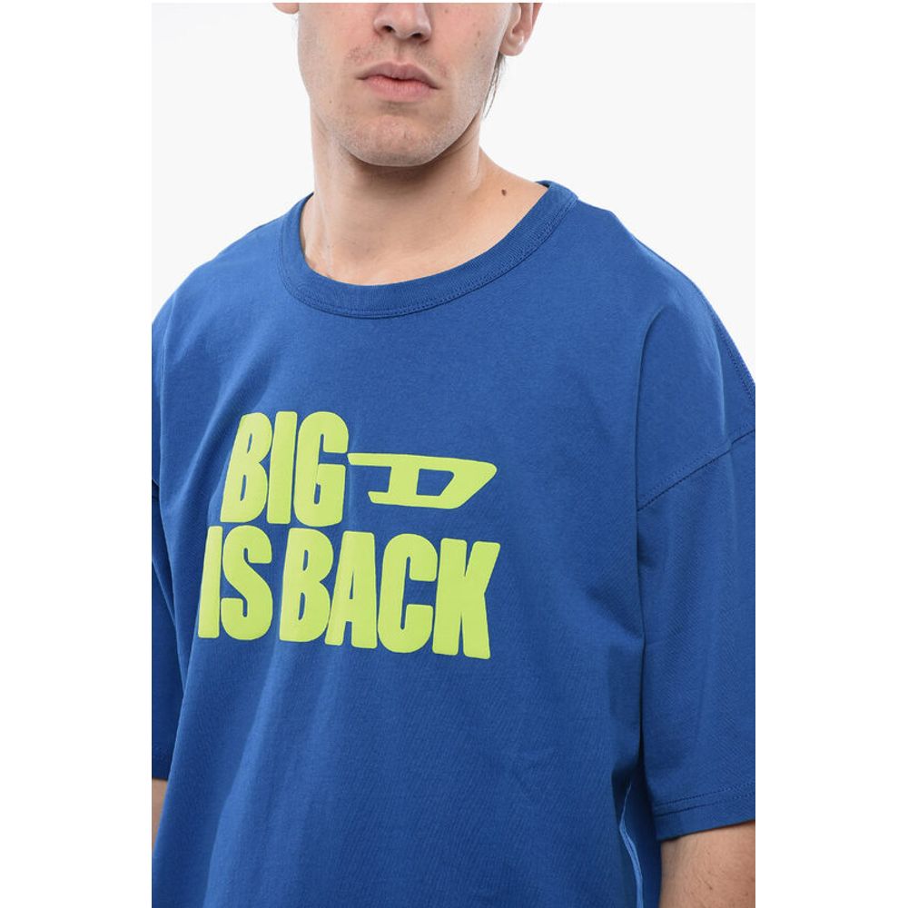 RED TAG Cotton T-BOXT-BACK Crew-neck T-shirt with Embossed P