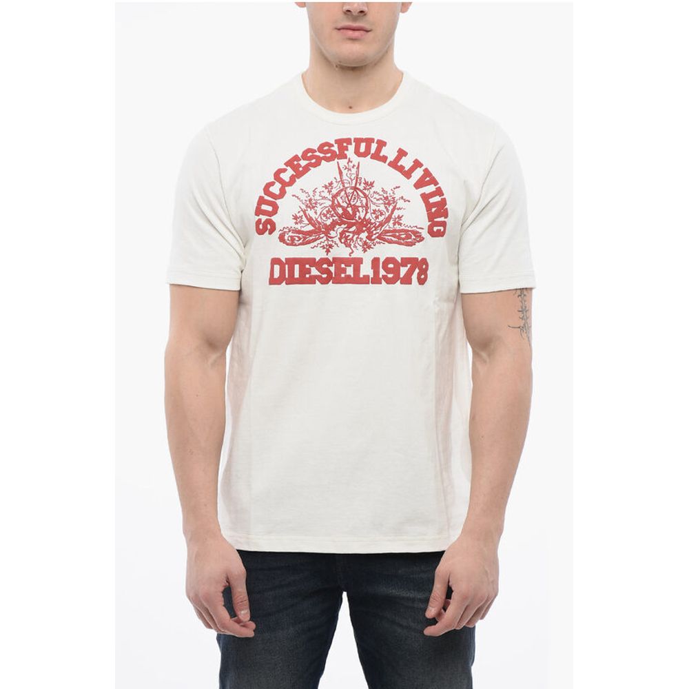 JUSTIN T-shirt with Logo Print