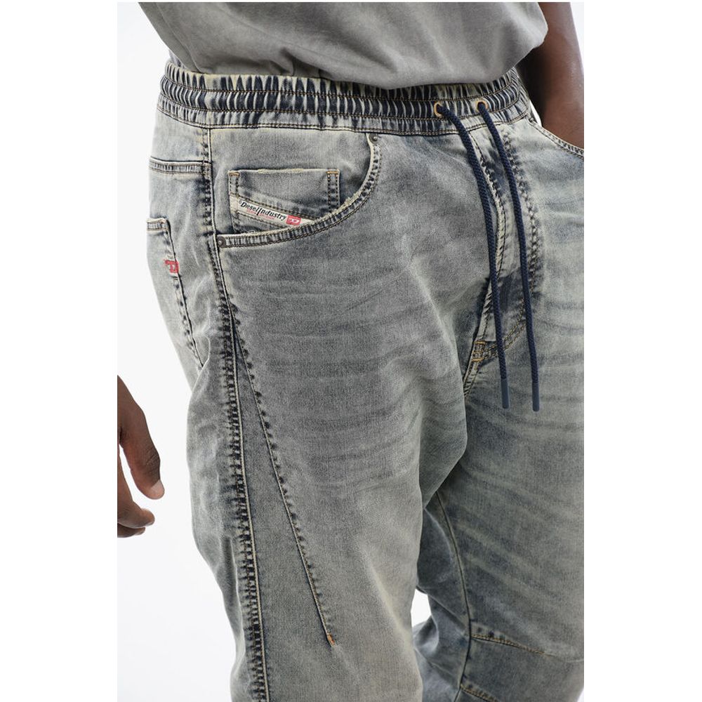 Solid Color 2040 D-AMAGE Jogg Jeans with Drawstring Waist 18