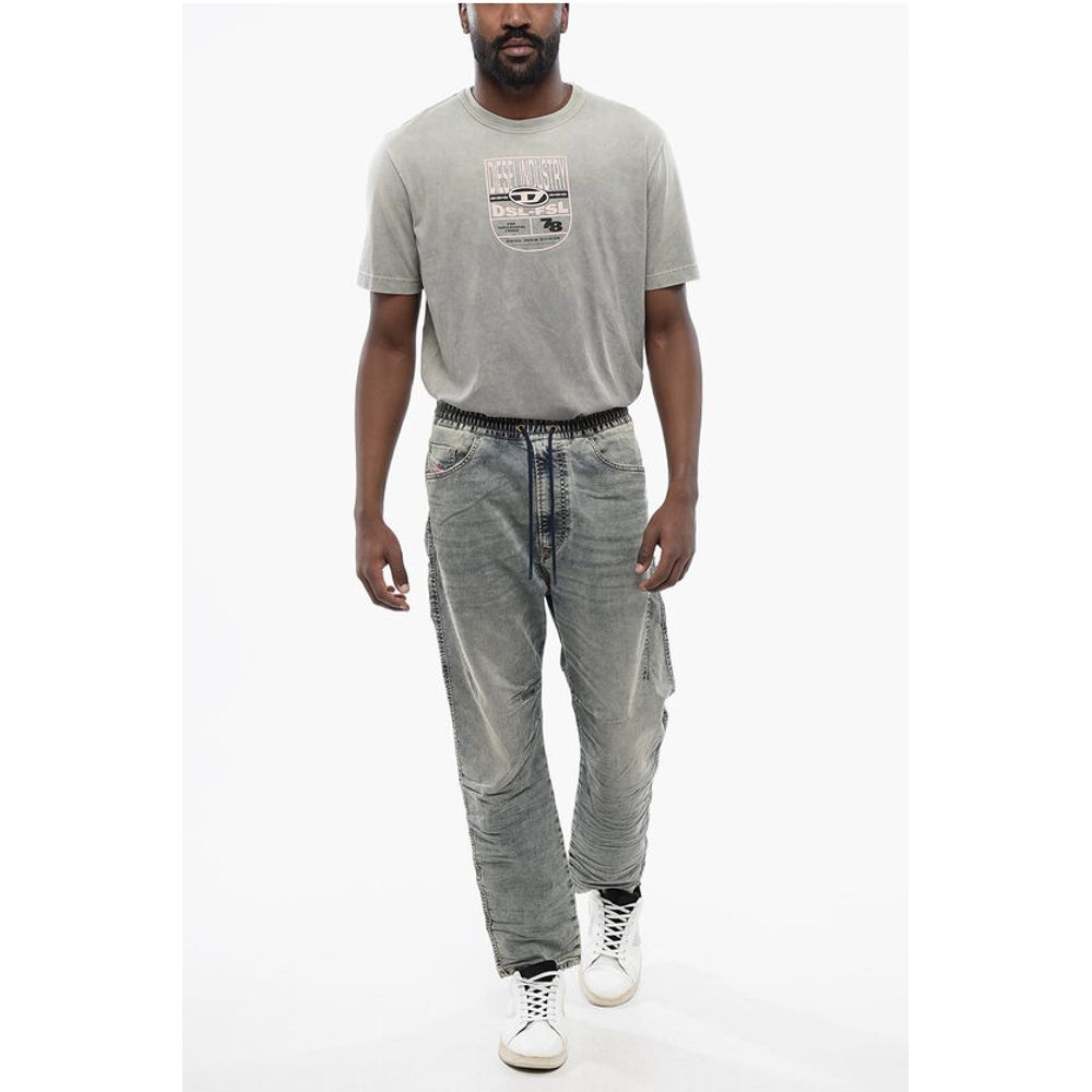 Solid Color 2040 D-AMAGE Jogg Jeans with Drawstring Waist 18