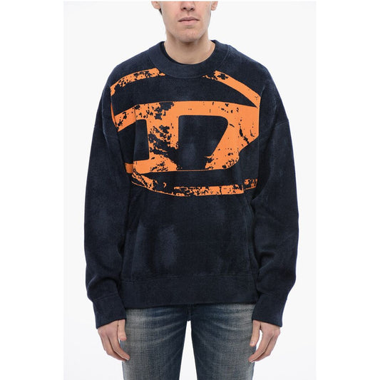 RED TAG Velvet K-TRIA Crew-neck Sweater with Frontal Monogra