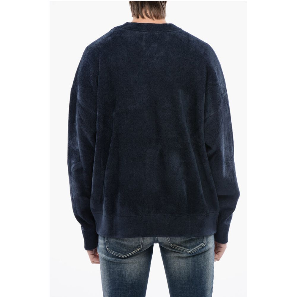 RED TAG Velvet K-TRIA Crew-neck Sweater with Frontal Monogra
