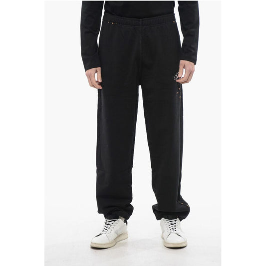 RED TAG Embroidered P-MARKY-POCK Casual Pants with Drawstrin