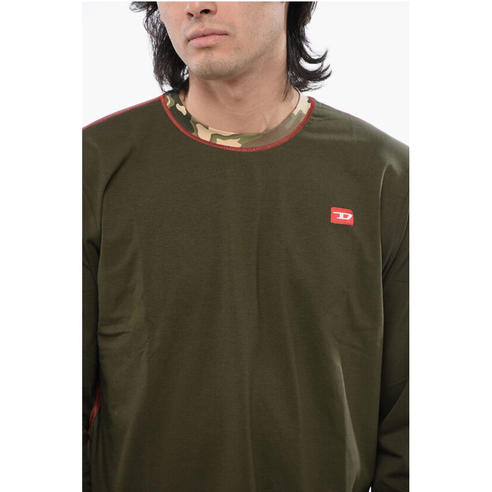 Stretch Cotton UMSET-WILLIAM Long Pyjamas with Camouflage Pa