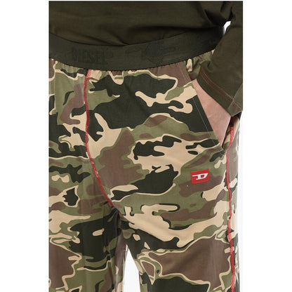 Stretch Cotton UMSET-WILLIAM Long Pyjamas with Camouflage Pa