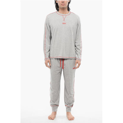 RED TAG Stretch Cotton UMSET-WILLONG Long Pyjamas Set with V