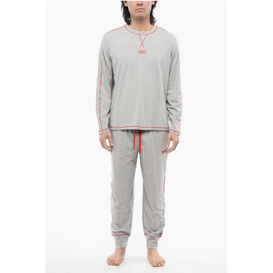 RED TAG Stretch Cotton UMSET-WILLONG Long Pyjamas Set with V