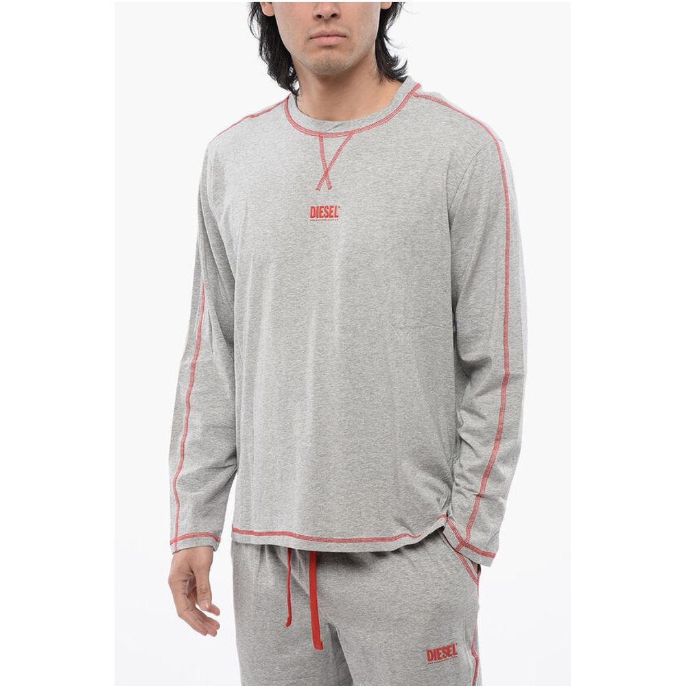 RED TAG Stretch Cotton UMSET-WILLONG Long Pyjamas Set with V