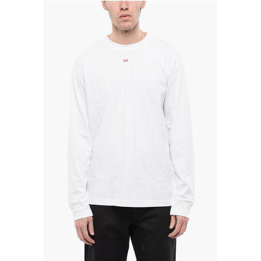 RED TAG Long Sleeved Solid Color T-JUST-LS-D Crew-neck T-Shi