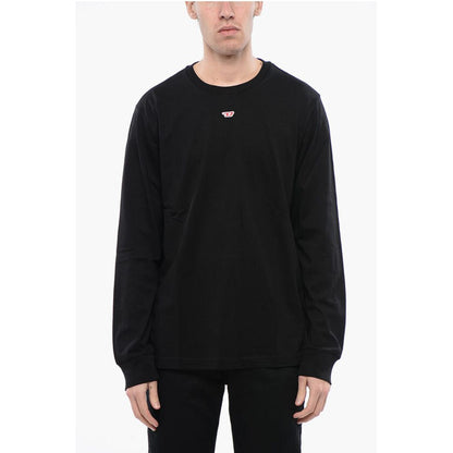 RED TAG Long Sleeves Cotton T-JUST-LS-D Crew-neck T-shirt