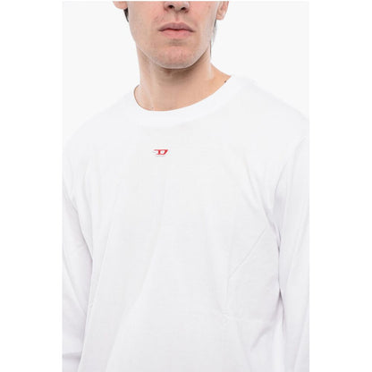 RED TAG Long Sleeves T-JUST-LS-D Crew-neck T-shirt with Embr