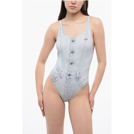 Denim Effect BFSW-SLIA One-Piece Swimsuit