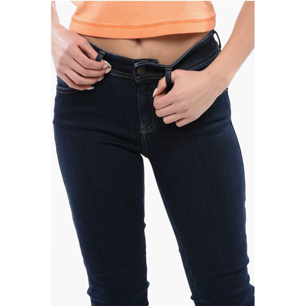 Mid Waist 2017 SLANDY Super Skinny Fit Jeans 12cm L32