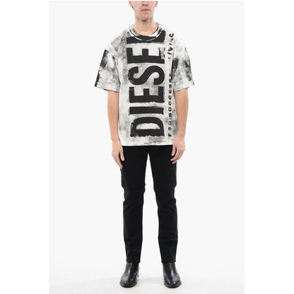 RED TAG Cotton T-BOXT-BISC Crew-neck T-shirt with Frontal Lo