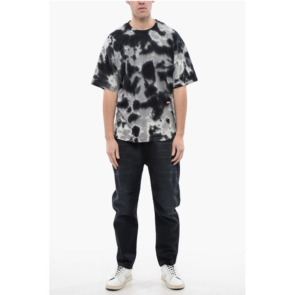 RED TAG Acid Wash Effect T-BOXT-N15 Crew-neck T-shirt