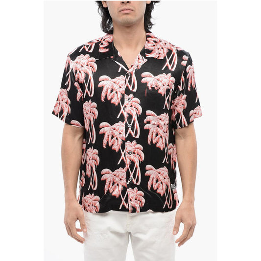 Short Sleeved BMOWT-ADRIAN Shirt with Palms Pattern