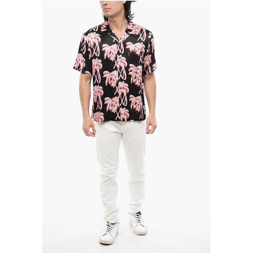 Short Sleeved BMOWT-ADRIAN Shirt with Palms Pattern