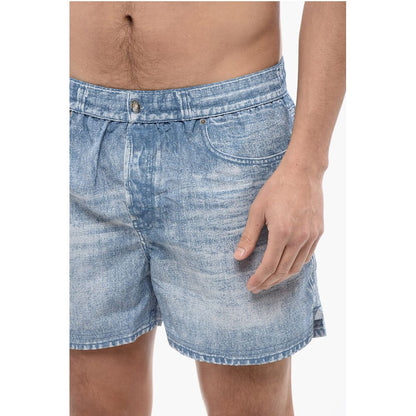 RED TAG Swim Shorts BMBX-KEN-37 with Denim Effect Print