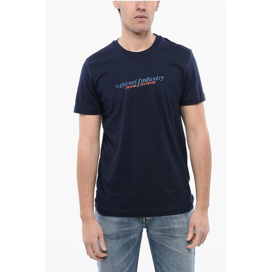 Solid Color T-DIEGOR NEW INDUSTRIES Crew-neck T-Shirt