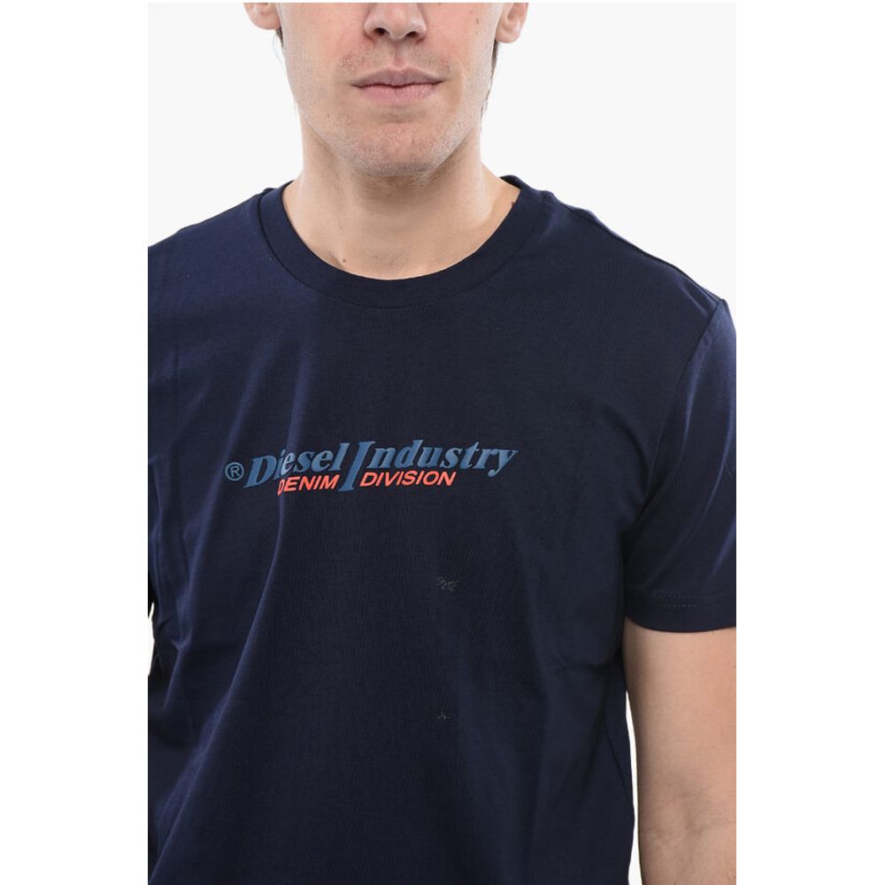 Solid Color T-DIEGOR NEW INDUSTRIES Crew-neck T-Shirt