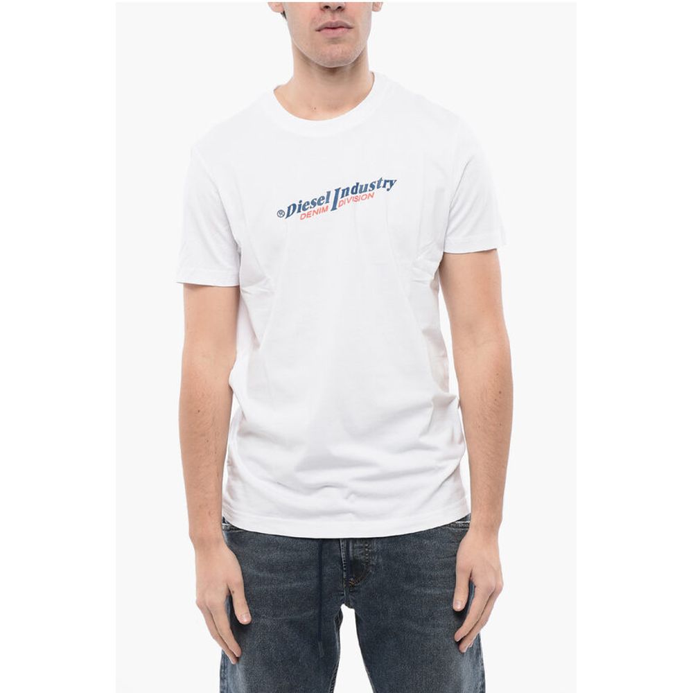Solid Color T-DIEGOR NEW INDUSTRIES Crew-neck T-Shirt