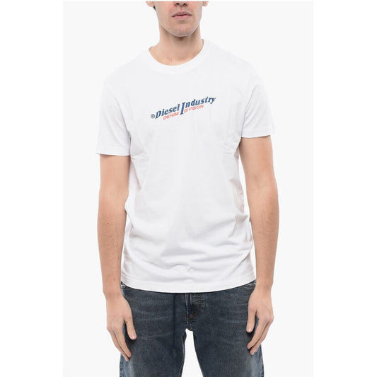Solid Color T-DIEGOR NEW INDUSTRIES Crew-neck T-Shirt