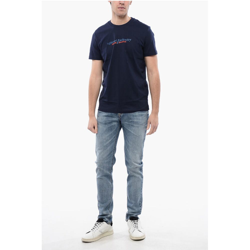 Solid Color T-DIEGOR NEW INDUSTRIES Crew-neck T-Shirt