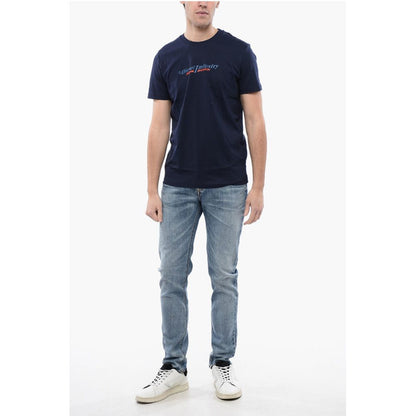 Solid Color T-DIEGOR NEW INDUSTRIES Crew-neck T-Shirt
