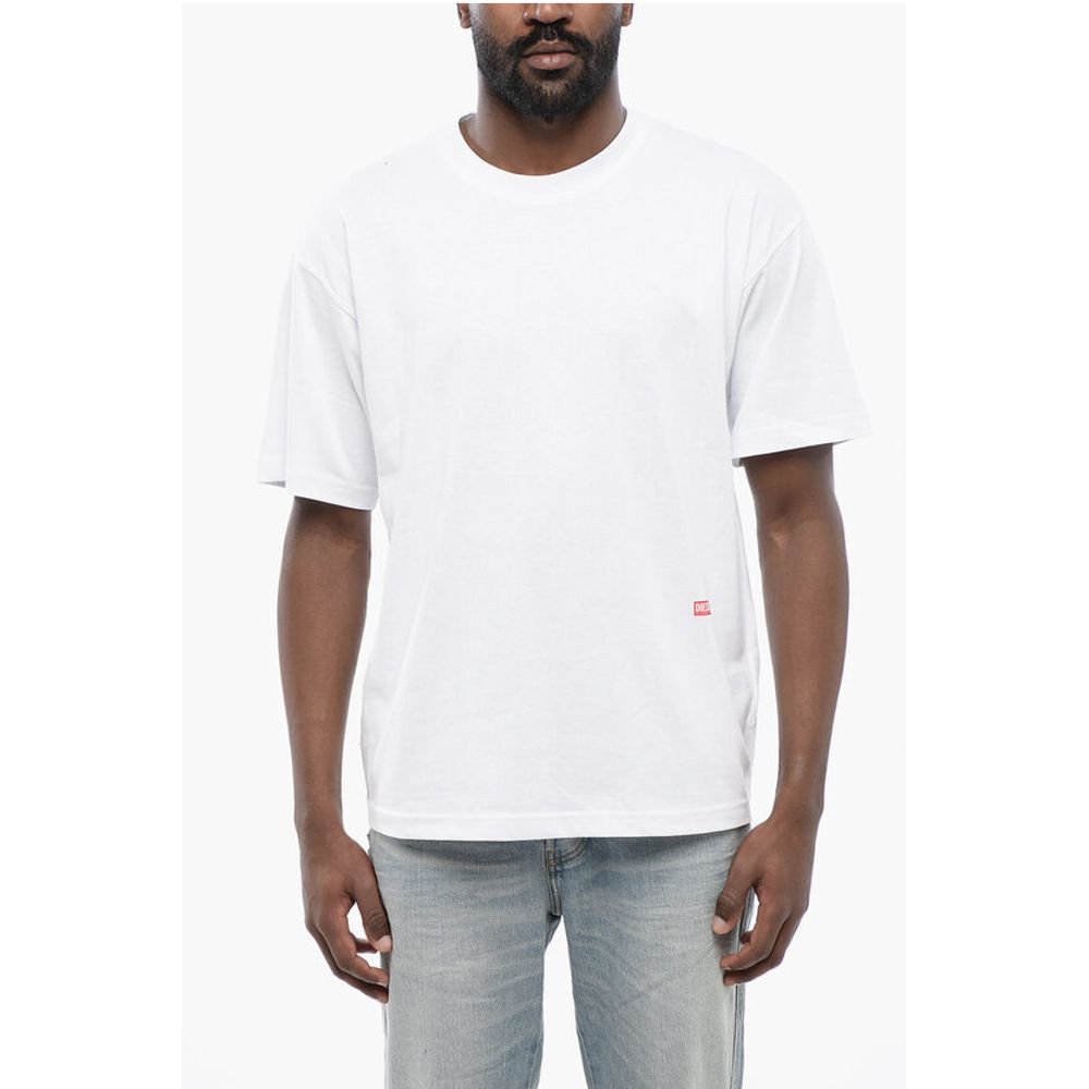 RED TAG Cotton T-BOXT-N11 Crew-neck T-shirt With Back Print
