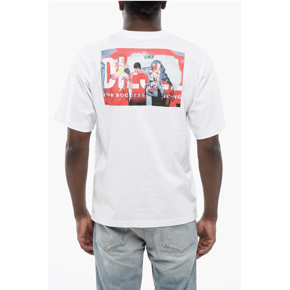 RED TAG Cotton T-BOXT-N11 Crew-neck T-shirt With Back Print