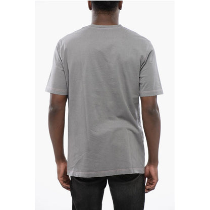 Faded Effect T-JUST-N13 Crewneck T-Shirt