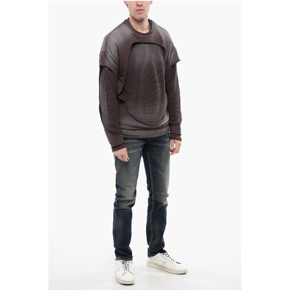 RED TAG Gradient and Vintage Effect K-OSBERT Crew-neck Sweat