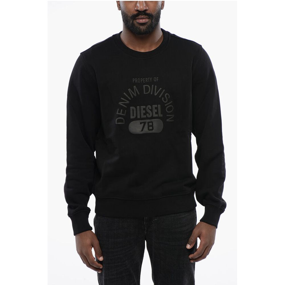 Brushed Cotton S-GINN LOGO E17 Crew-neck Sweatshirt