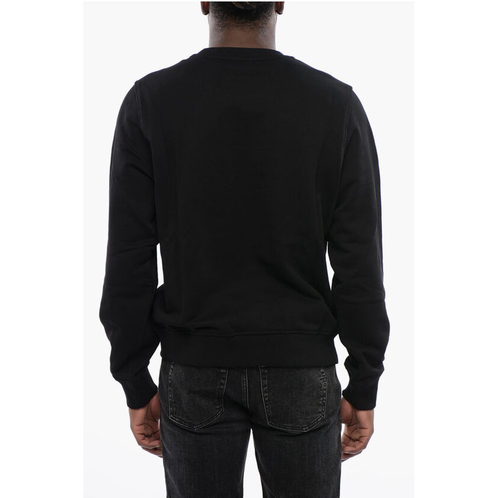 Brushed Cotton S-GINN LOGO E17 Crew-neck Sweatshirt