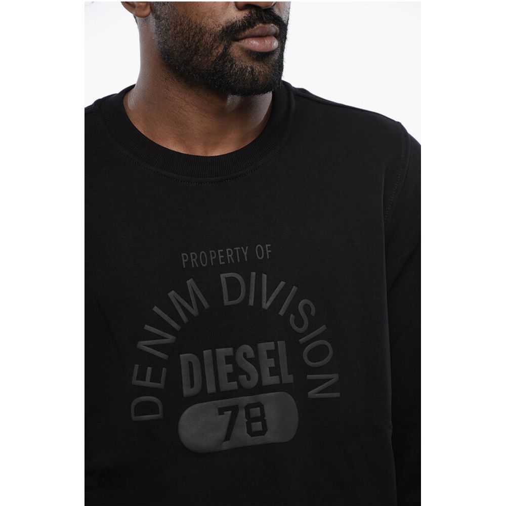 Brushed Cotton S-GINN LOGO E17 Crew-neck Sweatshirt
