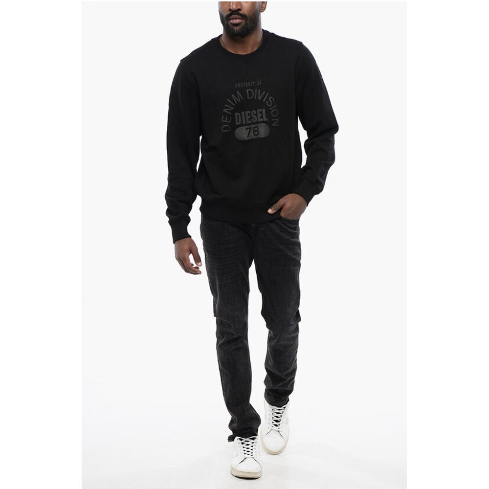 Brushed Cotton S-GINN LOGO E17 Crew-neck Sweatshirt