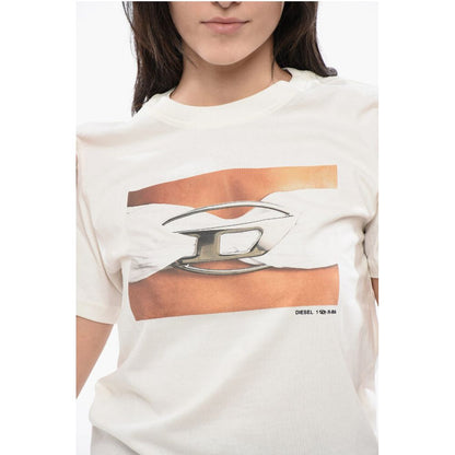 RED TAG Cotton T-REGS-N3 Crew-neck T-shirt with Print