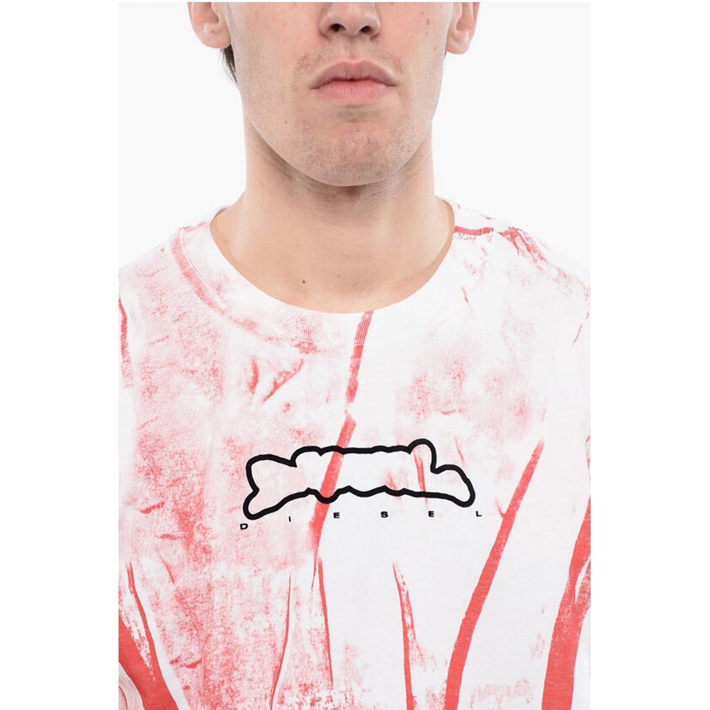 RED TAG Wrinkled Effect T-JUST-N3 Crew-neck T-Shirt