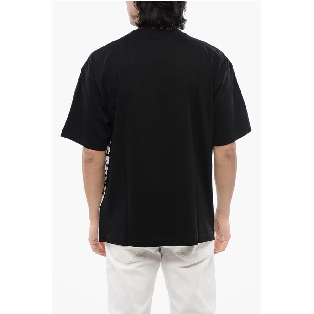 RED TAG Two-Tone T-NABEL-M5 Crew-neck T-Shirt with Contrasti