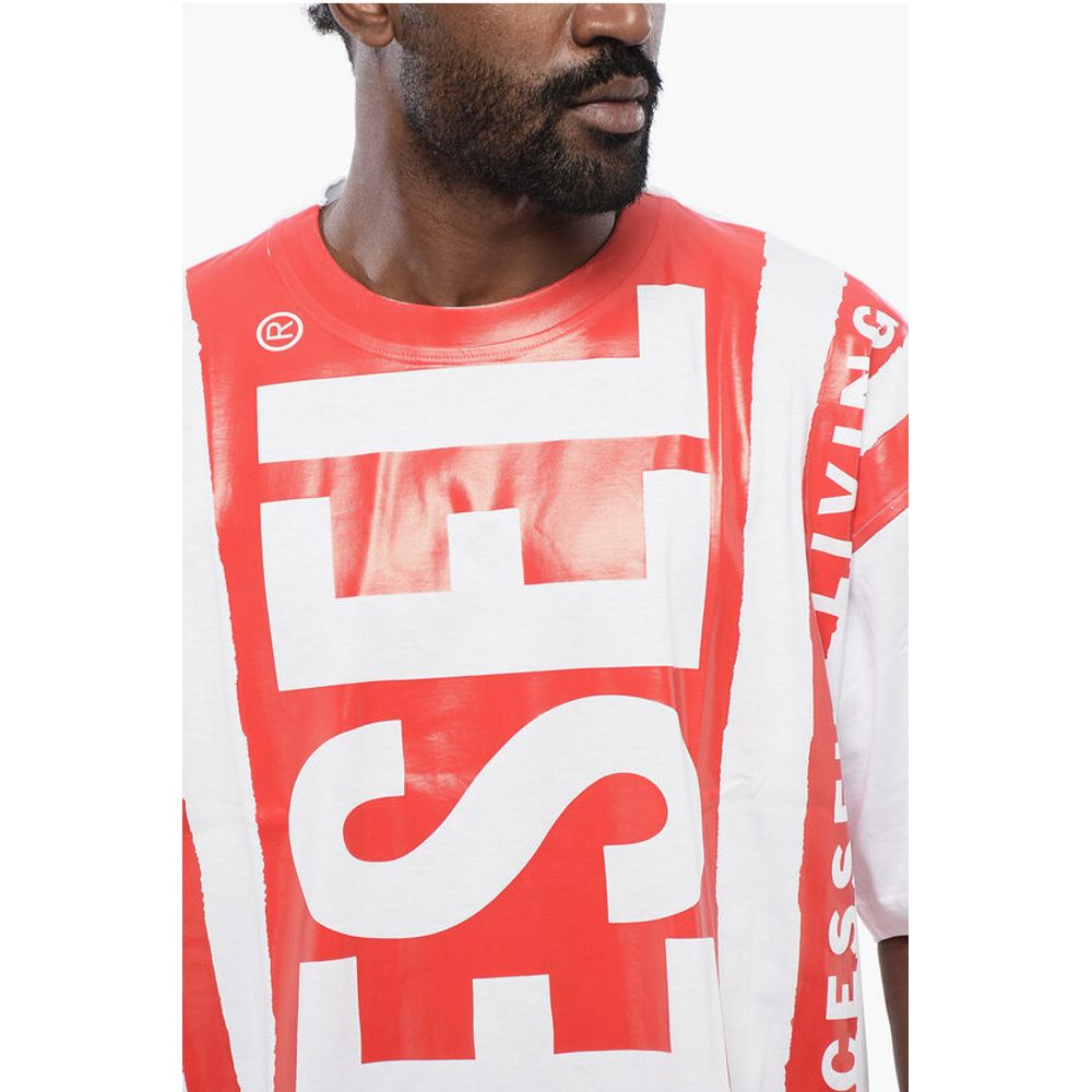 Crew-neck T-NABEL-M5 T-shirt with Maxi Frontal Logo