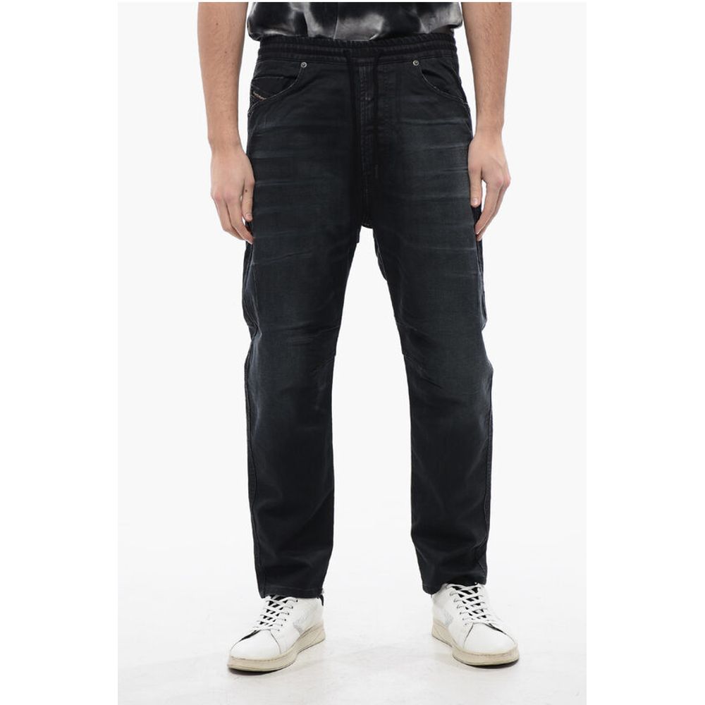Solid Color 2040 D-AMAGE Jogg Jeans with Drawstring Waist 18